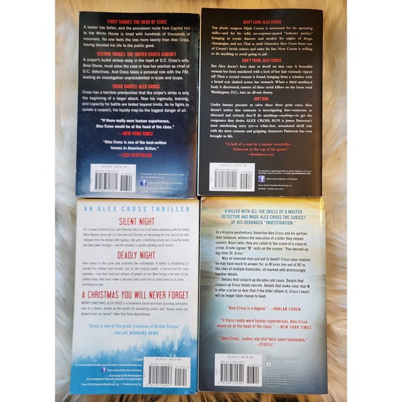 James Patterson - Alex Cross 4- Book Bundle - Picture 2 of 3